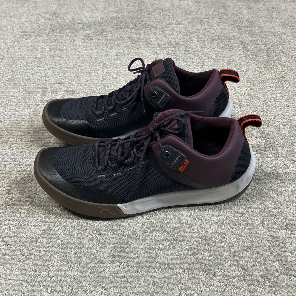 Chaco Shoes Womens 11 Sidetrek Running Sneakers Burgundy Navy Athletic JCH107874